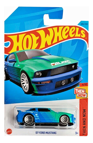 Hotwheels '07 Ford Mustang #205 2023 Azul