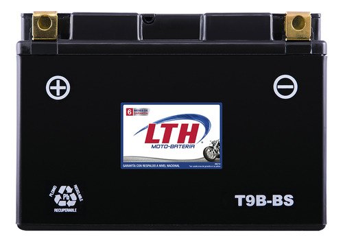 Moto Batería Tipo Gel Ct9b-bs T9b-bs Libre Mantenimiento Lth