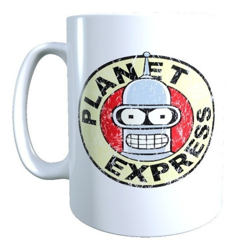 Taza Diseño Bender Futurama, Planet Express