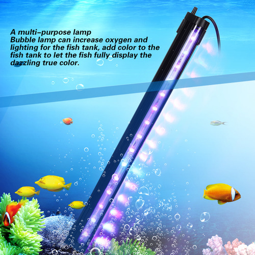 Barra De Burbujas Led Multiusos Con Tiras Coloridas Para Acu
