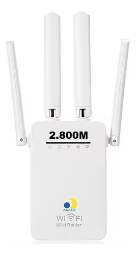 Repetidor De Sinal Wifi Rede Roteador Roteador Potente 600mb