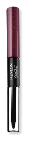 Batom Revlon Lipcolor ColorStay Overtime cor relentless raisin brilhante