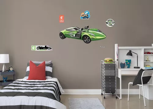 Vinilo Adhesivo Decorativo Pared Hot Wheels 97cms Full Color