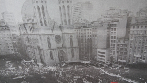 Antigo Cartaz Banca De Jornal Revista Veja - Diretas Já 1984 (Usado)