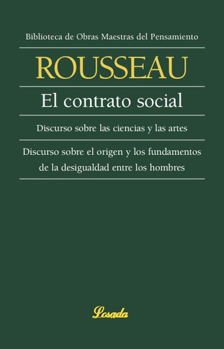 Libro El Contrato Social - Rousseau