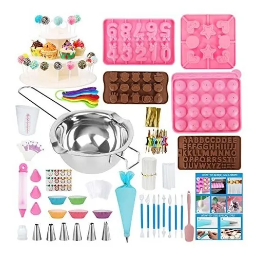 Kit Para Hacer Tartas, 618 Piezas, Con 5 Juegos De Moldes De