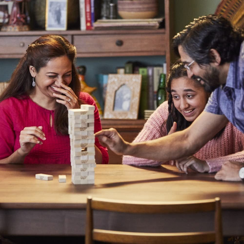 Juego De Mesa Hasbro Gaming Jenga Clásico De Madera +6 Años