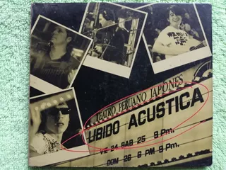 Eam Cd Libido Acustica En Vivo Teatro Peruano Japones 2005
