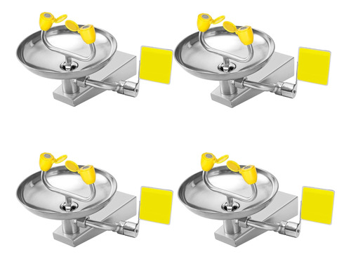 4pcs Lavado De Ojos De Emergencia 304 Tazón De Inoxidable