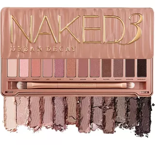 Paleta De Sombras Naked3 Urban Decay Con 12 Tonos. Original