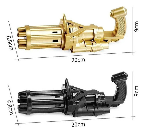 Ametralladora Automática De Burbujas De Jabón