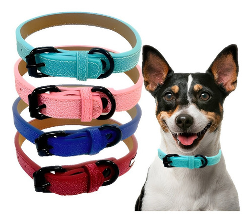 Collar Para Perros Con Huesos Ajustable Collares Mascotas
