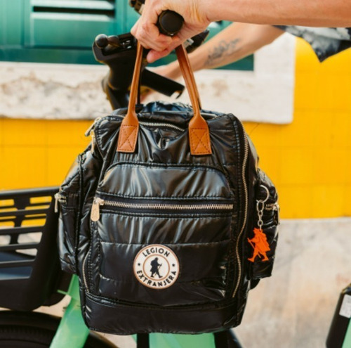 Imagen 4 de 9 de Mochila Andes Light Negro Legion Extranjera Urbana