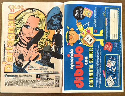 Revista Dartagnan Nro: 37 Completa De Colección Leer (Usado)
