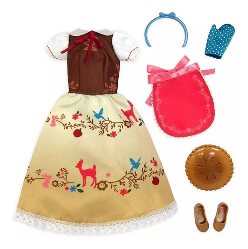 Imagem 1 de 3 de Branca De Neve Clássica 2 Roupas Acessórios Ms