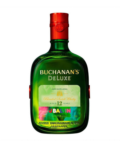 Buchanans 12 Años Edición Especial J Balvin 750 Ml