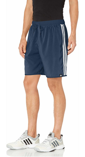 Adida Men S Classic Length 3 Stripe Swim Shorts