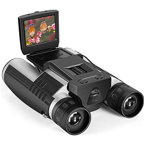 2  Lcd Muestra Binoculares Digitales Con Cámara 12x32 Z94dj