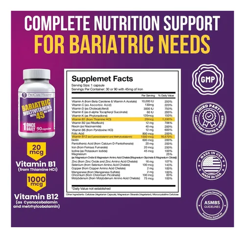 Bariatric Multivitaminico