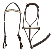 Comprar Kit Cabeçada De Cordinha E Cabresto 7 Nós Focinheira Cavalos