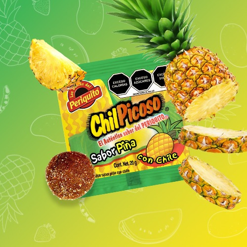 Chilpicoso Piña 20 Piezas (400 Grs.)