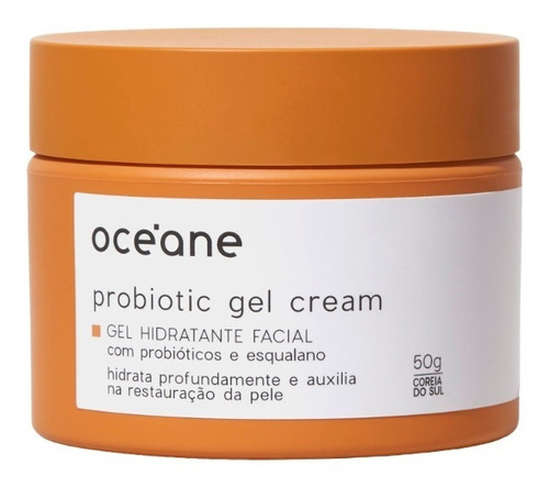 Gel Hidratante Facial Com Probióticos E Esqualano Océane Momento de aplicação Dia/Noite Tipo de pele Todo tipo de pele