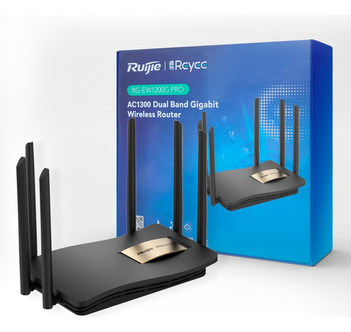 Ruter Router Modem Wifi Receptor Antena Dual Mesh 5g Ac1300