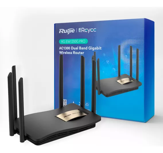 Ruter Router Modem Wifi Receptor Antena Dual Mesh 5g Ac1300