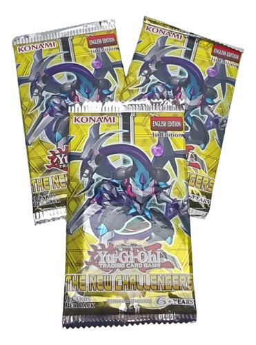 Caixa De Cartas Yugioh The New Challengers 1a Edição Booster