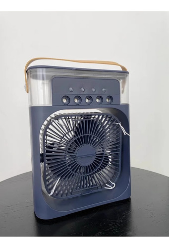 Mini Ventilador Humidificador Pequeno Ventilador Cor Da Estrutura Azul