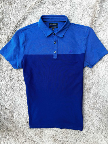 Playera Azul Tipo Polo Banana Republic Talla L De Hombre