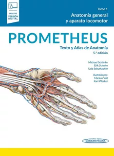 Libro Texto Y Atlas De Anatomia 5ed T.1 Anatomia G, De Prometheus. Editorial Medica Panamericana, Tapa Tapa Dura En Español