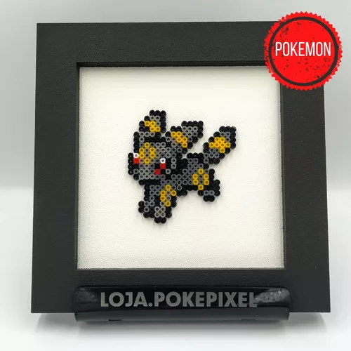 LOJA.POKEPIXEL  Quadro Pokemon Umbreon 14x14cm Pixelart.html