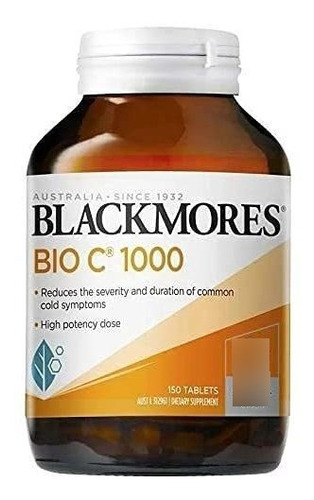Blackmores Vitaminas Bio C 1000 Mg 150 Tab. (wealthytrade)