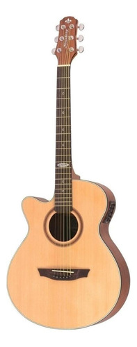 Guitarra Electroacústica Strinberg Black SA200C para zurdos natural matte laurel indio