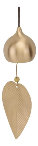 S Campana Colgante De Metal Con Forma De Hoja Caída