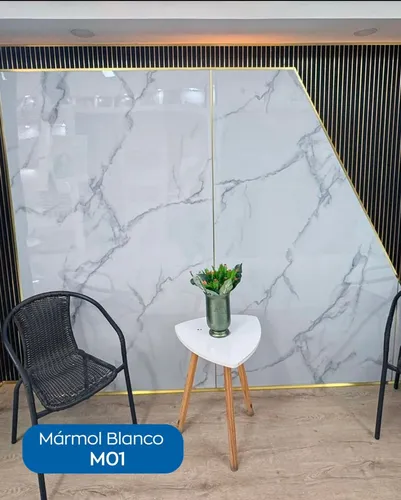 Lamina Pvc Mármol Blanco