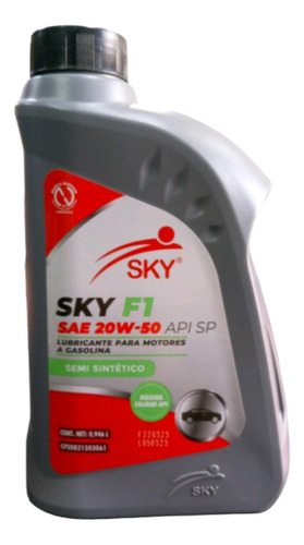 Aceite Semisintetico 20w50 Api Sp  Marca Sky