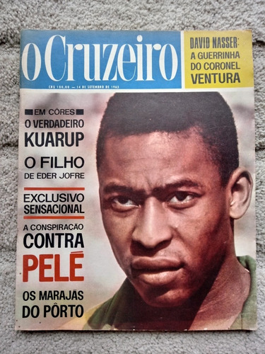 Imagem 1 de 6 de O Cruzeiro Nº 49. De 1963. Pelé. Indios. Sumario.