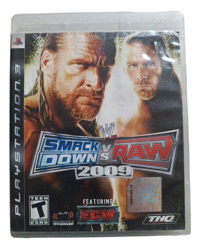 Smack Down Vs Raw 2009 Play Station 3 Ps3 