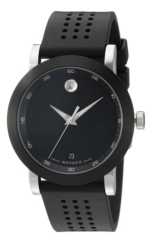 Movado Reloj De Acero Inoxidable 0606507  Museum  Para Hombr