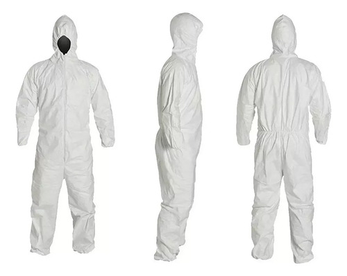 Traje Mameluco Impermeable Descartable Talle Xl - Tipo Tyvek Talle Xl Xl