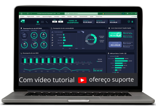 Planilha Controle Financeiro Empresarial Completa Atualizada