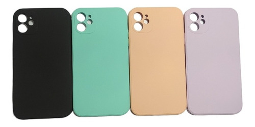 Carcasa Para iPhone 11 Silicona Liquida Protector Camara