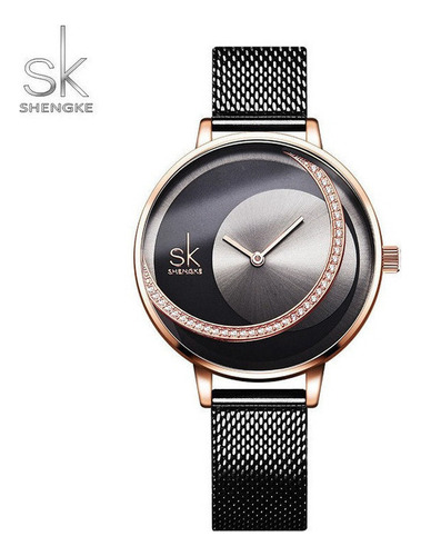 Reloj De Cuarzo Elegante De Lujo Shengke Diamond