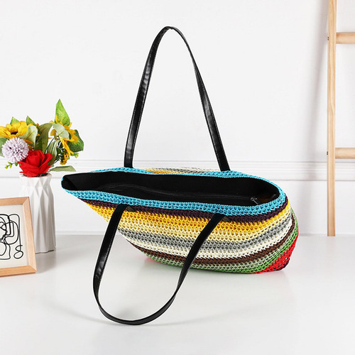 Bolso De Mano De Playa Bolso De Hombro Grande De Moda Para
