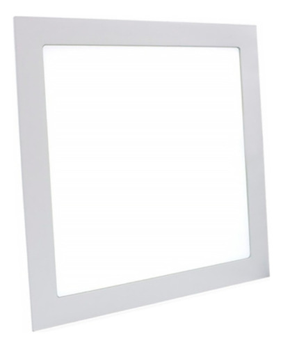 Painel Plafon Embutir Teto Quadrado Led 18w Branco Quente