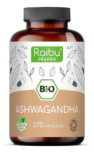 Ashwagandha 1950mg +pimienta Negra /180 Tab.tiroides  Stress