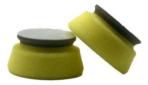 Boina De Polimento Corte Médio Amarela/cinza 1,5'-toolsystem