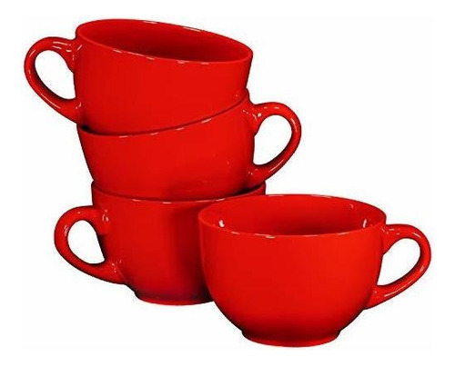 Juego De 4 Tazas Gigantes De Café Y Ce Es Taza Ancha ...